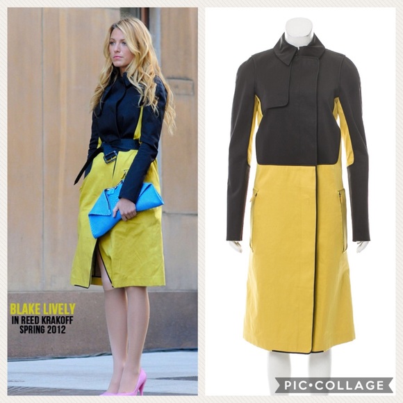 Reed Krakoff Jackets & Blazers - Reed Krakoff Long Colorblock Coat